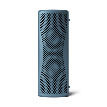 KEF Muo, finisaj Blue Aura, vedere din față