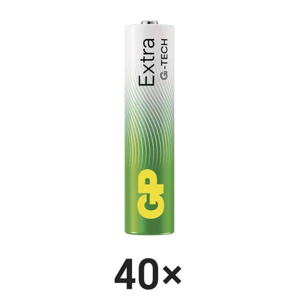 Батерии GP Extra Alkaline AA (LR6), 1.5V, 40бр