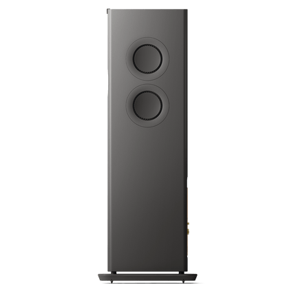 KEF LS60 Wireless, finisaj Titanium Grey, vedere laterală