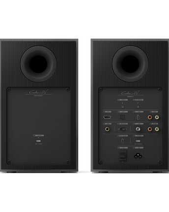 KEF Coda W, finisaj Dark Titanium, vedere posterioară