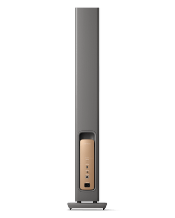 KEF LS60 Wireless, finisaj Titanium Grey, vedere din spate