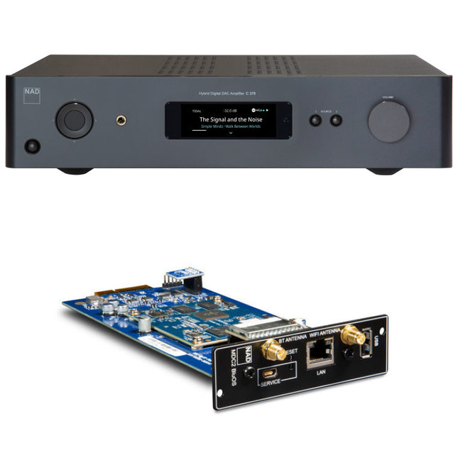 NAD C 379 PROMO пакет + BluOS D мултирум стрийминг модул