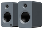 Boxe active Kanto Audio REN gri, perechea văzută din unghi