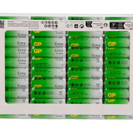 Батерии GP Extra Alkaline AA (LR6), 1.5V, 40бр