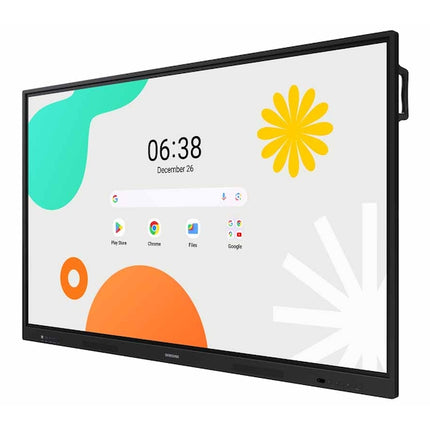 Display interactiv Samsung WA75F, 75", 4K UHD, 400nit, Control multi-touch 40 puncte, Android 14 certificat EDLA, Putere audio 30W, Vesa 800 x 400 mm