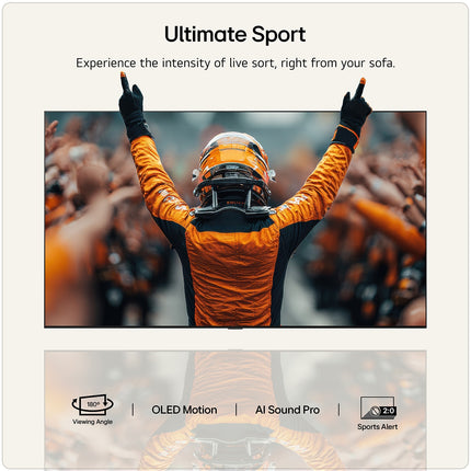 LG OLED evo AI G6 55 inch - Sports