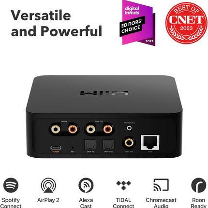 Wi-Fi стриймър WiiM Pro, 24bit /192kHz