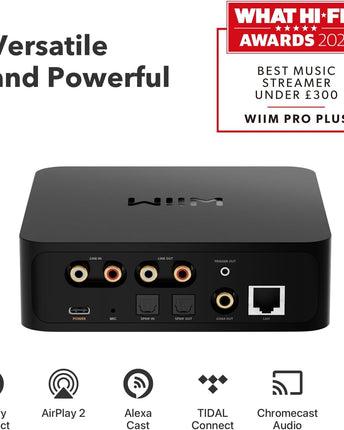Wi-Fi стриймър WiiM Pro Plus, 24bit /192kHz