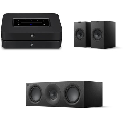 Pachet PROMO BlueSound PowerNode 2025 + KEF Q3 Meta + KEF Q6 Meta