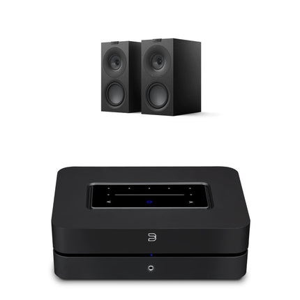Pachet PROMO BlueSound PowerNode 2025 + KEF Q Concerto Meta