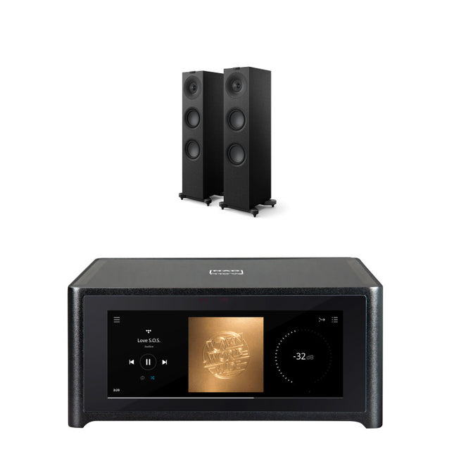 Pachet PROMO KEF Q7 META + NAD M10 v3