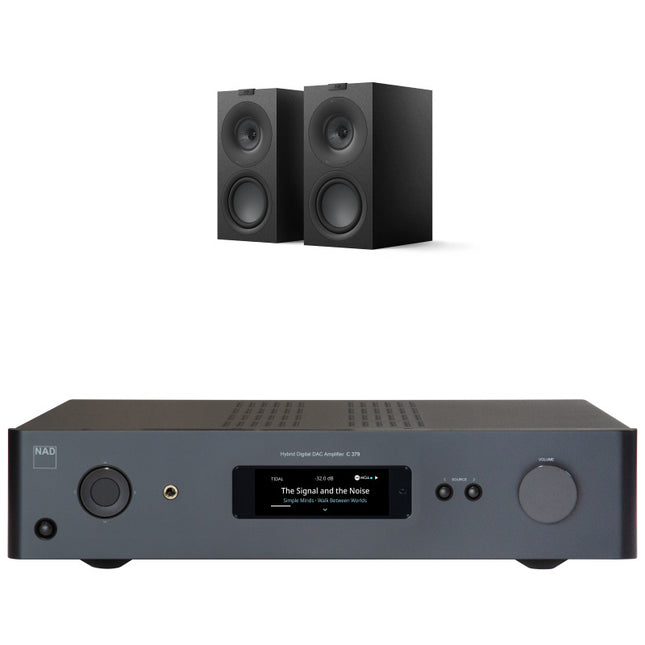 Pachet PROMO KEF Q Concerto Meta + NAD C 379