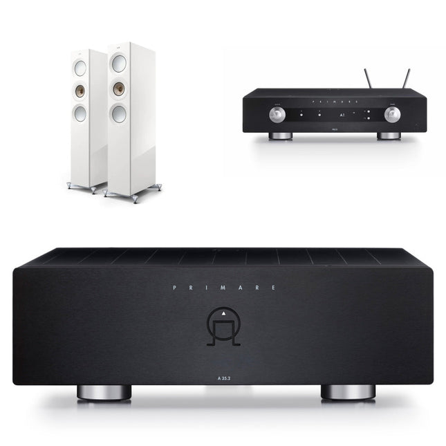 Pachet PROMO KEF Reference 3 META + Primare PRE35 PRISMA + Primare A35.2