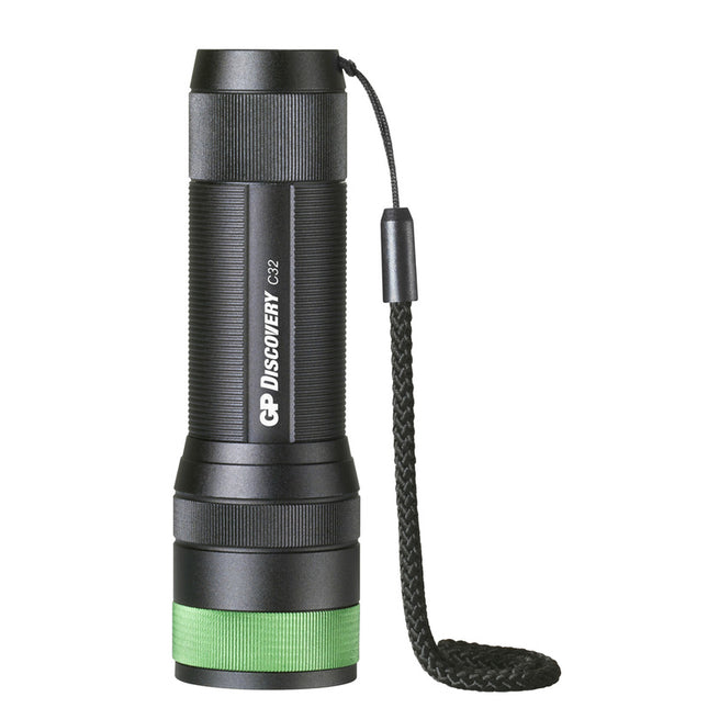 GP DISCOVERY C32 Twin Light + Strobe LED Torch IPX