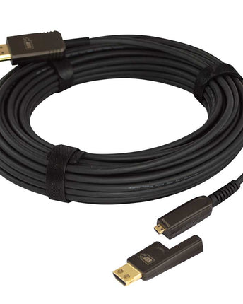 SCP 995 LSZH рейтинг 4K 24Gbps AOC HDMI кабел с подвижен конектор -15M