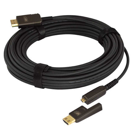 SCP 995 LSZH рейтинг 4K 24Gbps AOC HDMI кабел с подвижен конектор -15M