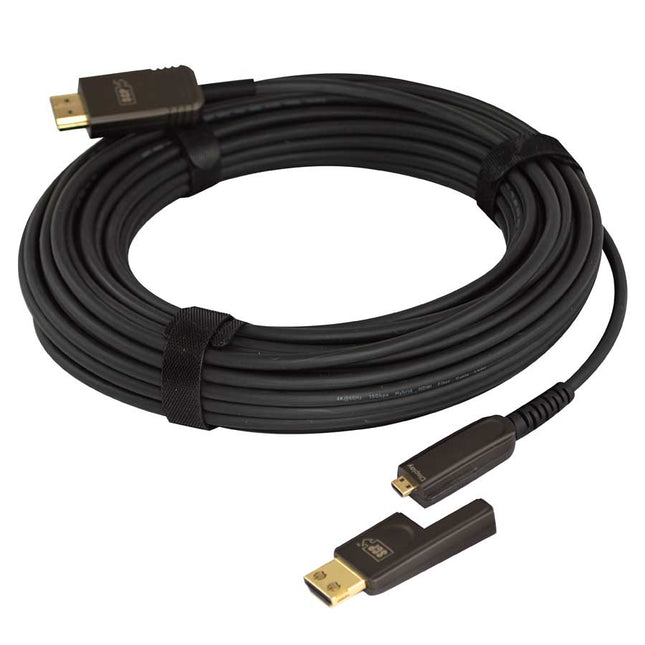 SCP 995 LSZH рейтинг 4K 24Gbps AOC HDMI кабел с подвижен конектор -15M