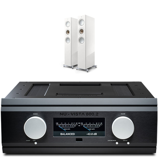 Pachet PROMO KEF Reference 3 META + Musical Fidelity NU-Vista 800.2