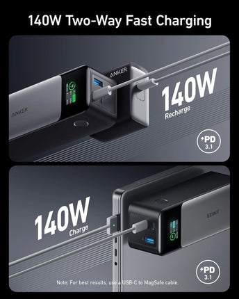 Външна батерия Anker 737 GaN Prime PowerCore 24000 PD 3.1 mAh