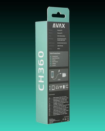 Incarcator AVAX CH360, SPEEDY 65W GaN USB A (QC)