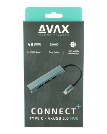 AVAX HB601 CONNECT+ HUB Type C-4xUSB 3.0