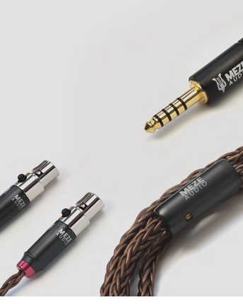 Кабел Meze Audio MINI XLR PREMIUM Copper PCuhd (надстройка за ELITE и EMPYREAN) MiniXLR до 4,4 mm балансиран - 1,3 m
