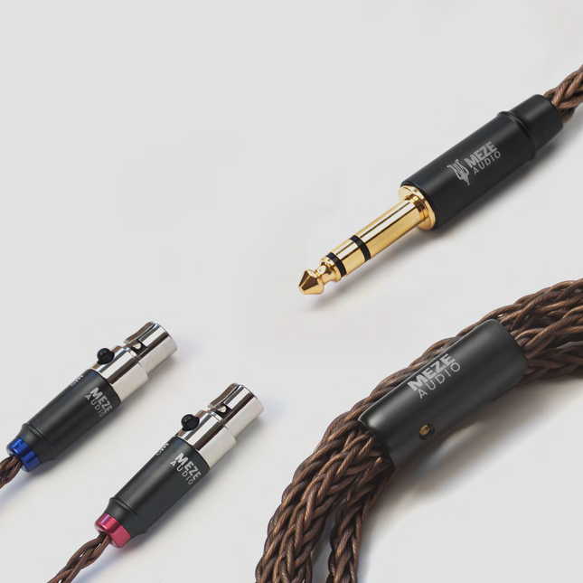 Кабел Meze Audio MINI XLR PREMIUM Copper PCuhd (надграждане за ELITE и EMPYREAN) MiniXLR до 6,3 mm - 2,5 m