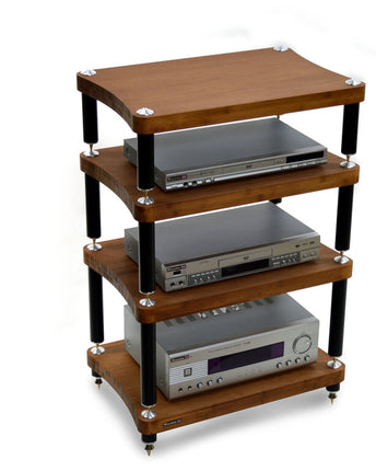 Hi-Fi Rack Atacama Evoque Eco 60-40 SE2, тъмен бамбук, 4 рафта