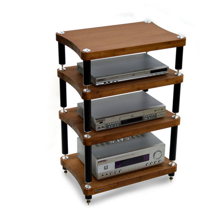 Hi-Fi Rack Atacama Evoque Eco 60-40 SE2, тъмен бамбук, 4 рафта