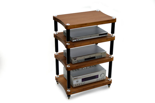 Hi-Fi Rack Atacama Evoque Eco 60-40 SE2, тъмен бамбук, 4 рафта