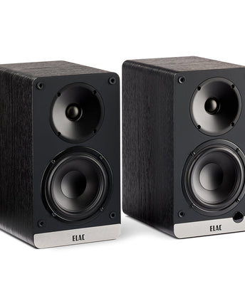 Boxe active ELAC Debut ConneX DCB41 cu HDMI ARC, Phono si USB resigilat - Black Ash