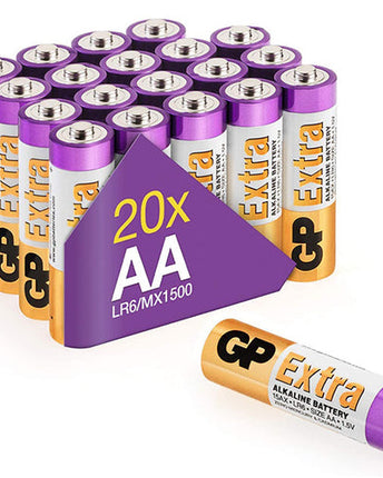 GP Super Alkaline AA батерии (LR6), фолио 12бр