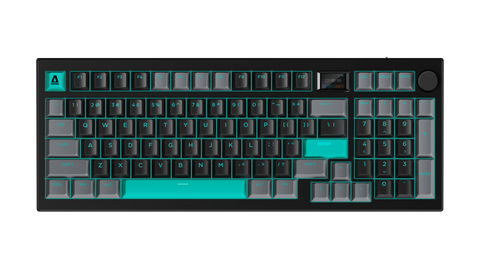Tastatura gaming mecanica AVAX GM03 PRO wireless, GASKET, RGB, 98%, Switch-uri Gateron, Display TFT