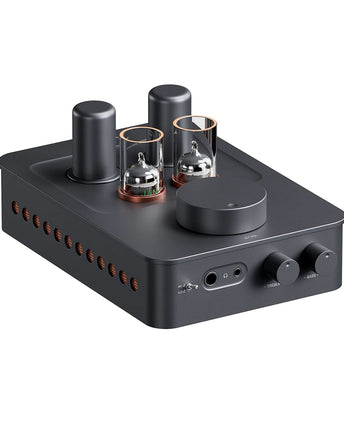 Fosi Audio GR70, cu panoul frontal, comenzile și carcasa vizibile