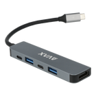 AVAX HB611 CONNECT+ 5in1 HUB Type C-HDMI(4k60Hz), Type C, 2xUSB 3.0, PD 100W HUB