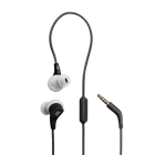 Спортни слушалки с кабел за поставяне в ушите JBL Endurance Run 3, черно и сиво, общ изглед
