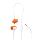 Спортни слушалки с кабел за поставяне в ушите JBL Endurance Run 3, бял цвят, общ изглед