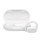 True Wireless слушалки с отворен дизайн JBL Soundgear Sense, бял цвят, слушалките и отвореният калъф за зареждане