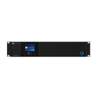 Amplificatorul JBL Synthesis SMA-8300 vazut din fata, cu ecran color si buton rotativ