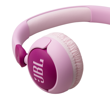 Слушалки JBL Junior 320 в лилаво, детайл на чашката и възглавничката