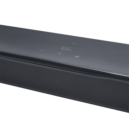 Детайл от JBL Bar 1300MK2: сензорните бутони отгоре