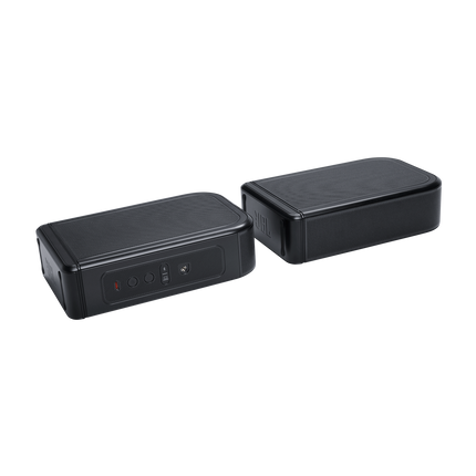 Двете откачащи се съраунд тонколони на JBL Bar 1300MK2