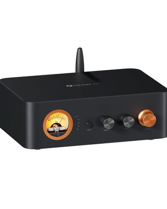 Fosi Audio MC351, cu panoul frontal, comenzile și carcasa vizibile