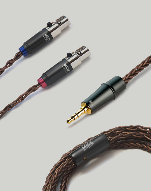 Кабел Meze Audio MINI XLR PREMIUM Copper PCuhd (надграждане за ELITE и EMPYREAN) MiniXLR до 3,5 mm - 1,3 m