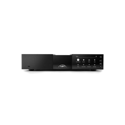 Naim NSS 333, finisaj negru, vedere frontală cu ecranul