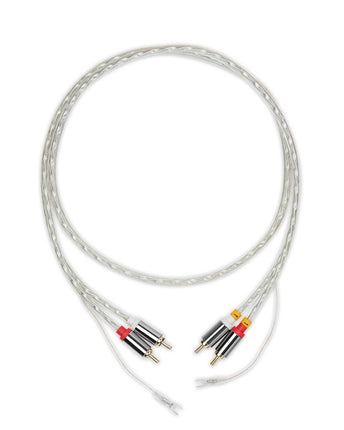 Pro-Ject Connect It Phono E кабел, 2 x RCA заземяване - 2 x RCA заземяване, 1,23 м