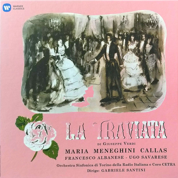 Винил Giuseppe Verdi, Maria Meneghini Callas*, Ugo Savarese, Francesco Albanese, Orchestra Sinfonica Di Torino Della Radio Italiana* E Coro Cetra Conducted by Gabriele Santini (2) – La Traviata