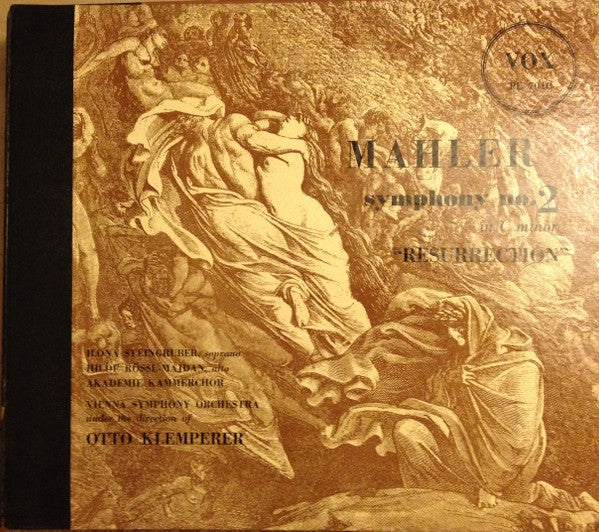 Disc vinil OTTO KLEMPERER - MAHLER: SYMPHONY NO. 2 - LP2