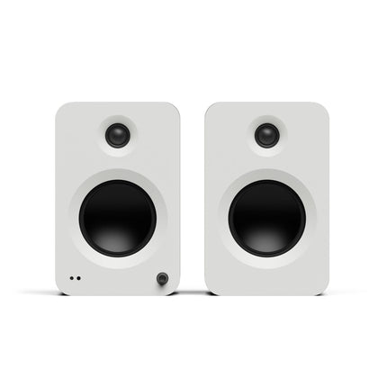 Активни тонколони Kanto Audio REN в бял цвят, чифтът, изглед отпред