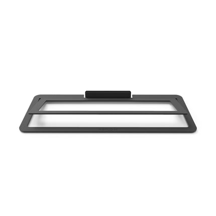 Черна стойка Kanto Audio S10, изглед отпред